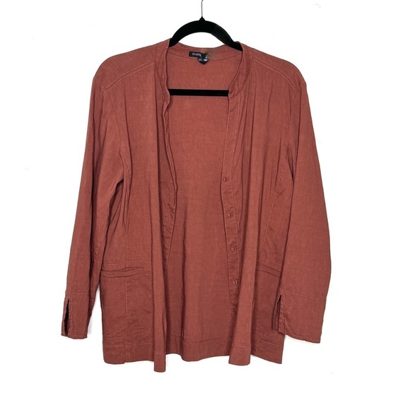 Eileen Fisher Terracotta Cardigan - Picture 1 of 5